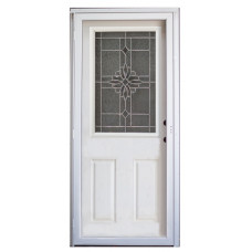Cordell 925 Series Combination Door with 36" Laurel Decorative Window (34x76x6 LH FV)