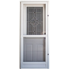 Cordell 925 Series Combination Door with 36" Laurel Decorative Window (32x72x4 LH)