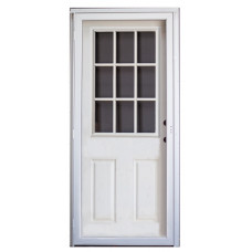 Cordell 925 Series Combination Door with 9-Lite Window (38x80x4 LH FV)