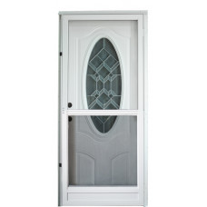 Cordell 925 Series Combination Door with Decorative Oval Window (38x80x6 RH STD)