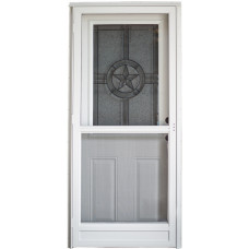 Cordell 925 Series Combination Door with Texas Star Decorative Glass (32x72x4 LH)