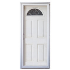 Cordell 925 Series Combination Door with WP Decorative Sunburst Window (32x72x6 RH FV)